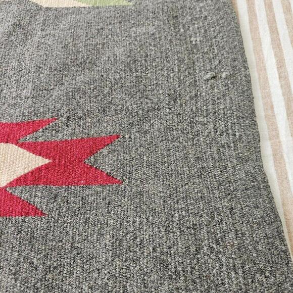 Vintage Antique Native American Handwoven Tapestry Wall Hanging Runner 55"x18" - Picture 4 of 15